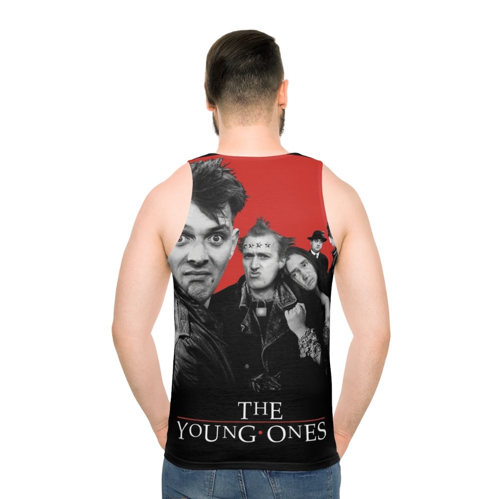 The Young Ones Unisex Retro 80s Tank Top - men back