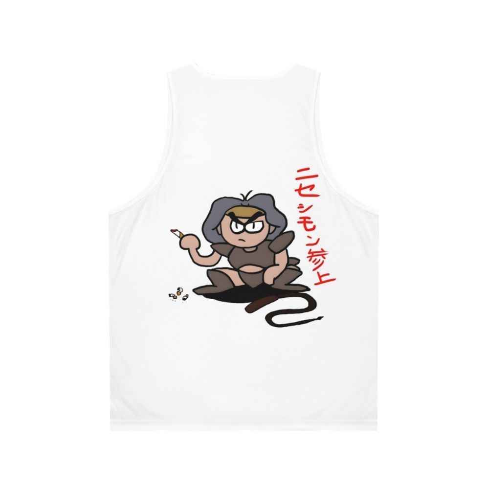 Castlevania Simon Belmont Unisex Essential Tank Top - Back