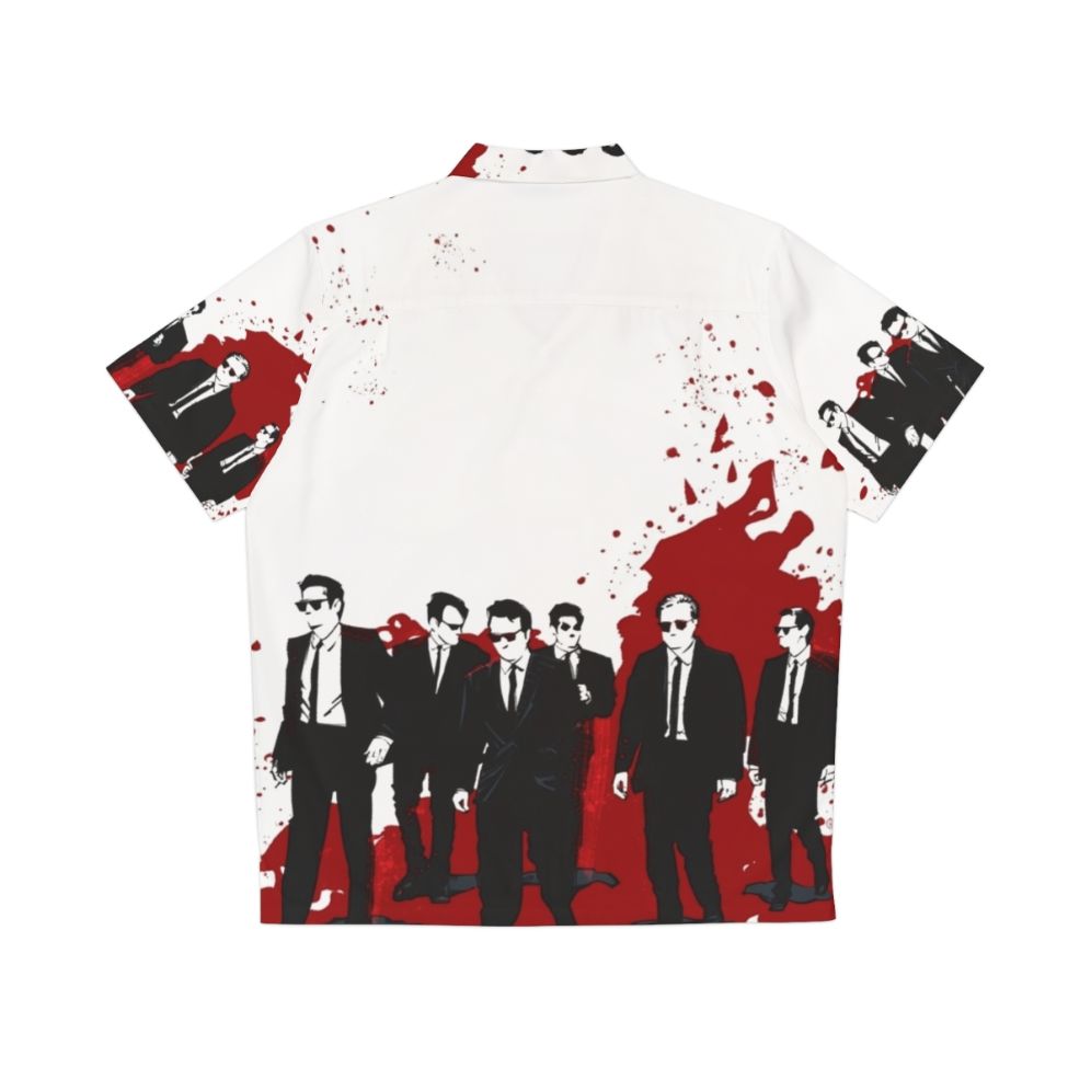 Reservoir Dogs Hawaiian Shirt with Quentin Tarantino Crime Movie Branding - Back