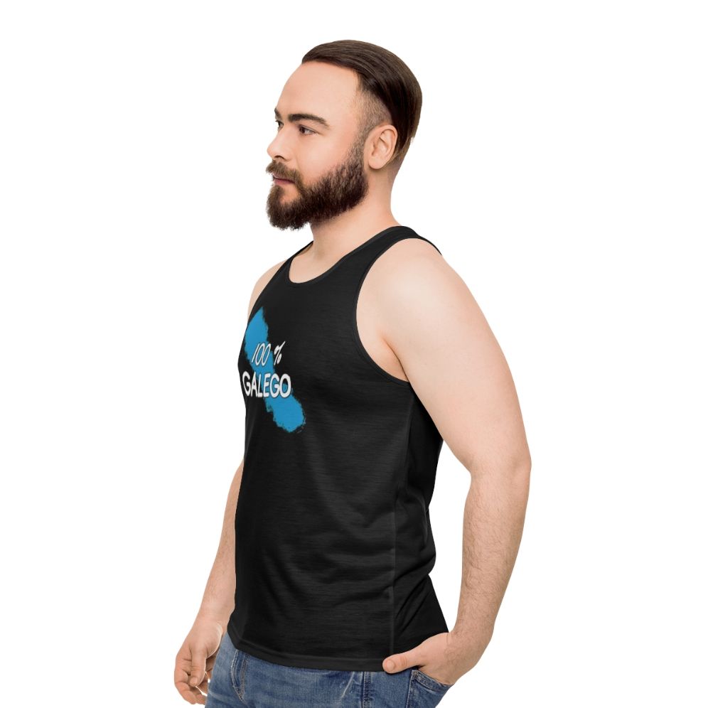 Galician unisex tank top - men side