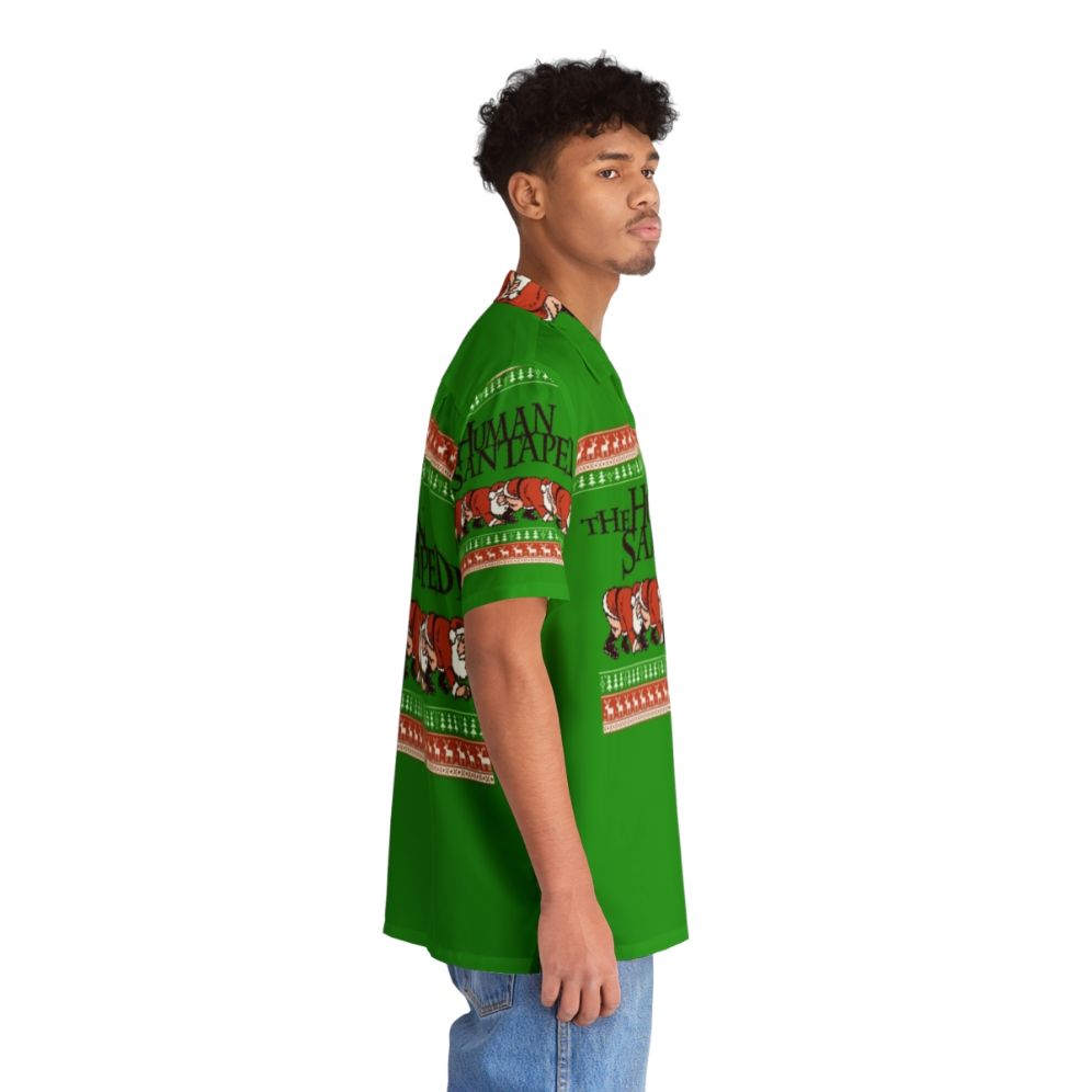 Human Centipede Inspired Hawaiian Style Shirt with Horror Movie Graphic - People Pight