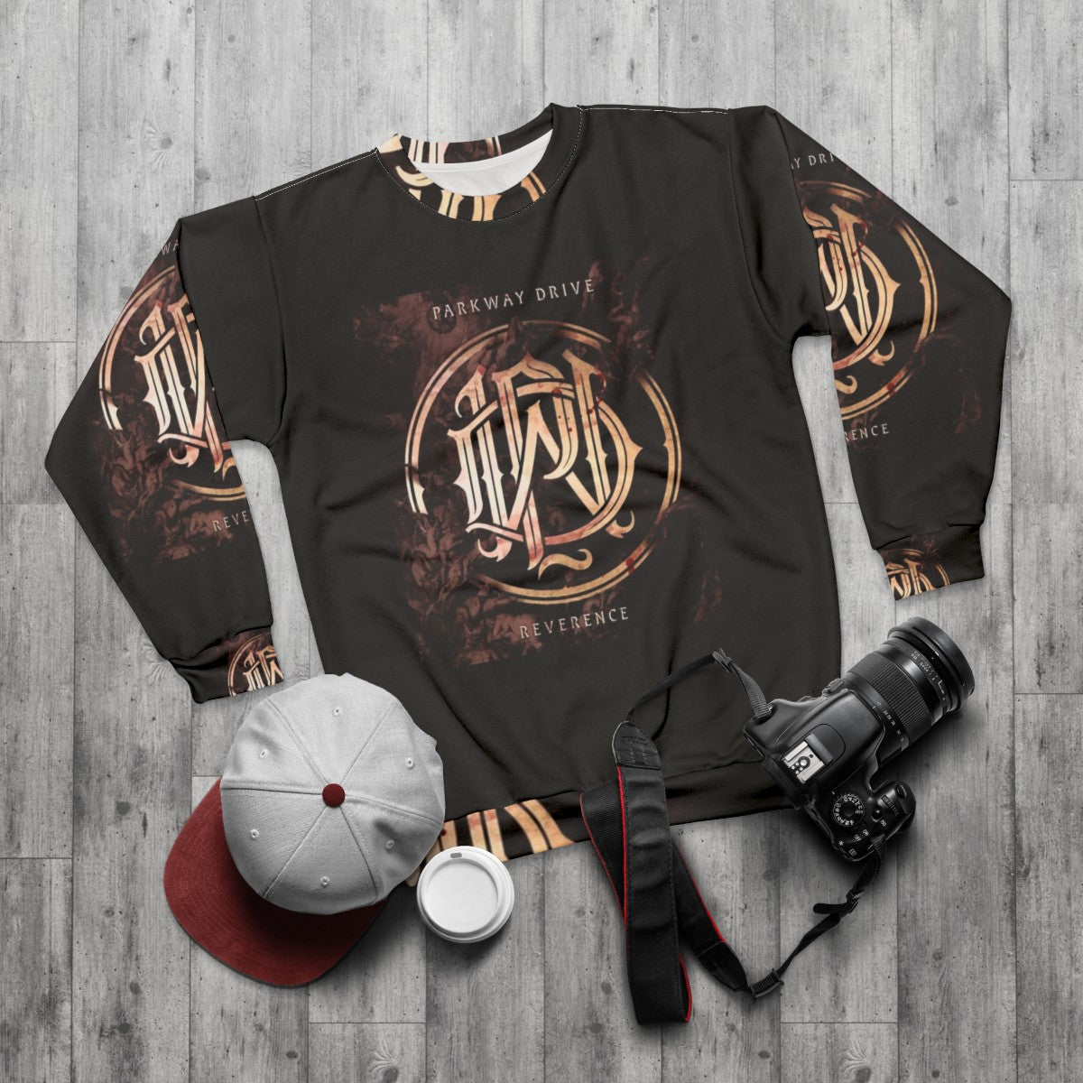 Parkway Drive Band Sweatshirt - flat lay