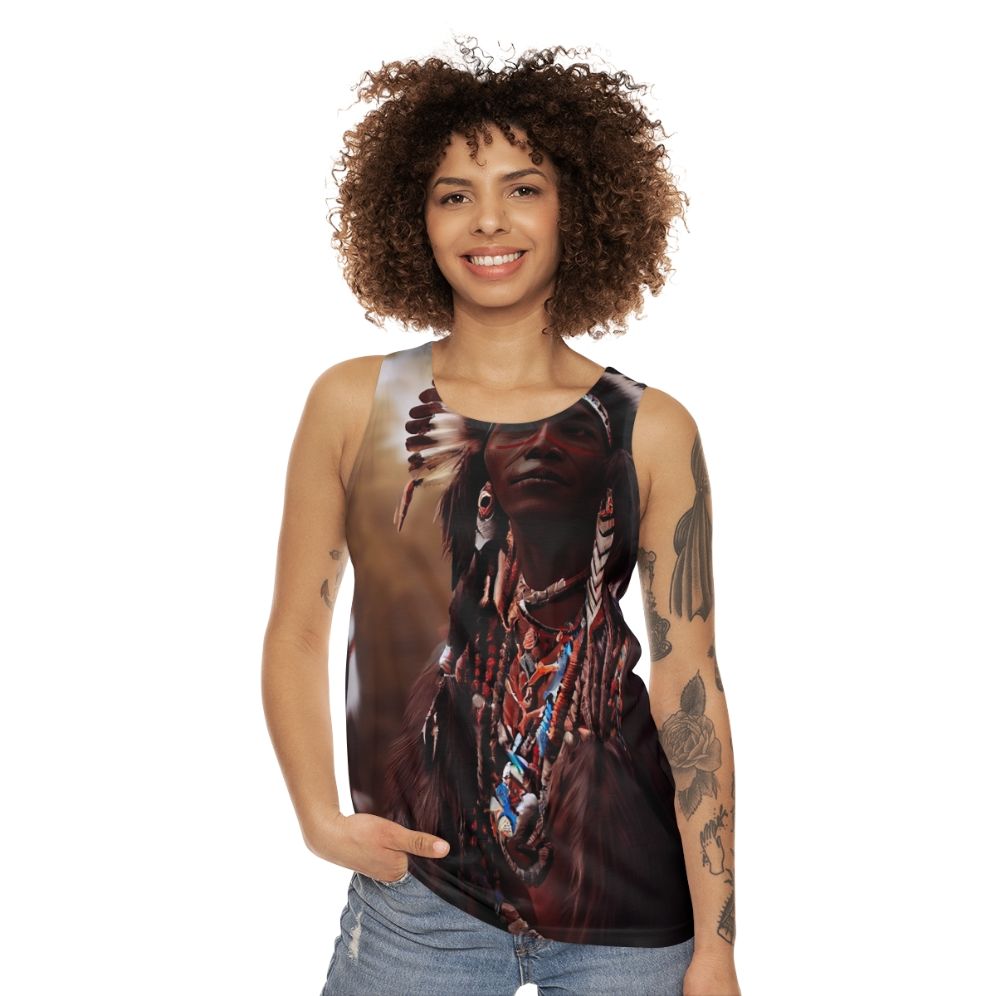 Native American Inspired Unisex Tank Top - women