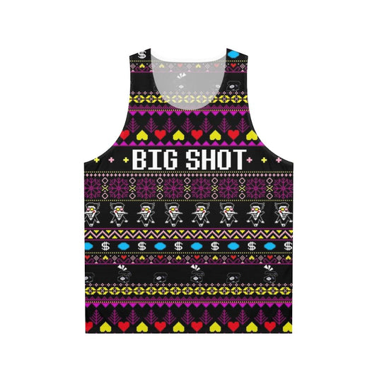 Spamton's Big Shot Kromer Christmas Unisex Tank Top