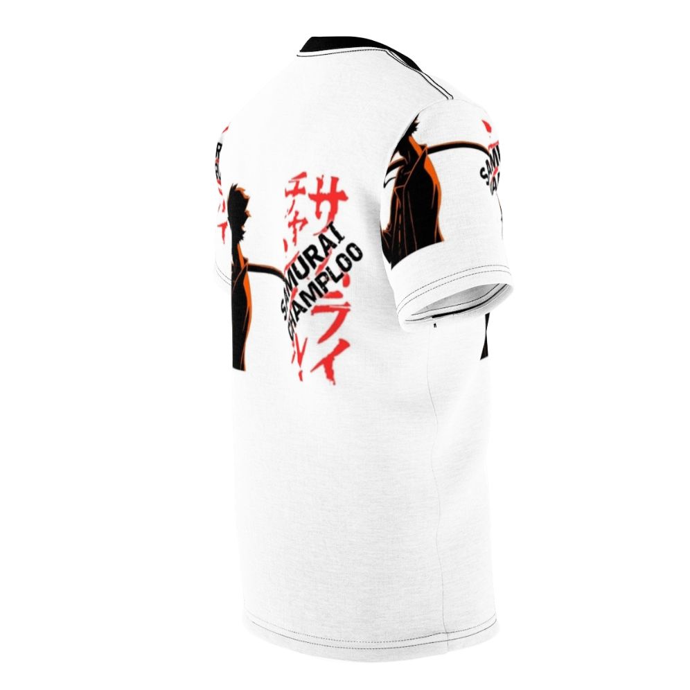 Mugen the Samurai from Samurai Champloo anime series printed on a high-quality t-shirt - men right