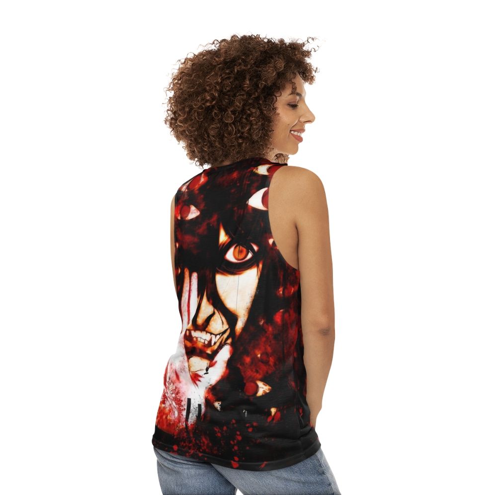 Hellsing Anime Dark Gothic Unisex Tank Top - women back