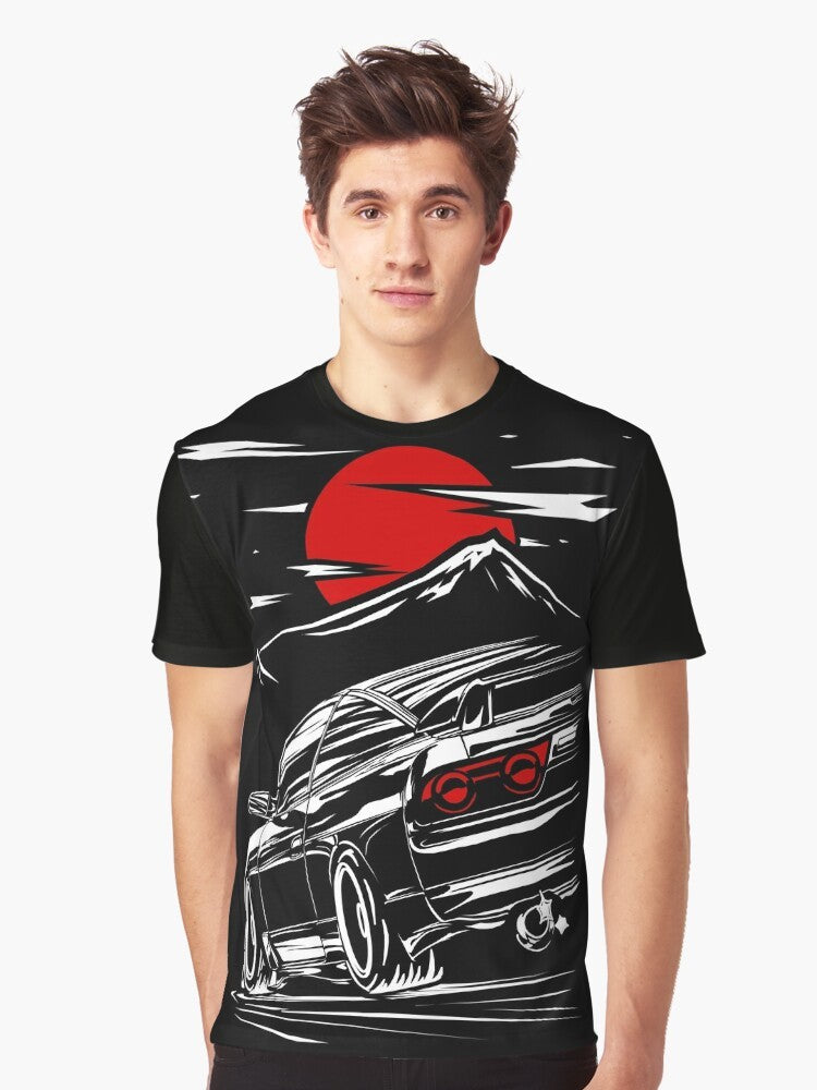 Nissan Silvia s13 Haruna Graphic T-Shirt - Men