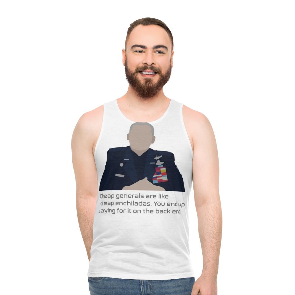 Funny Space Force Unisex Tank Top - men