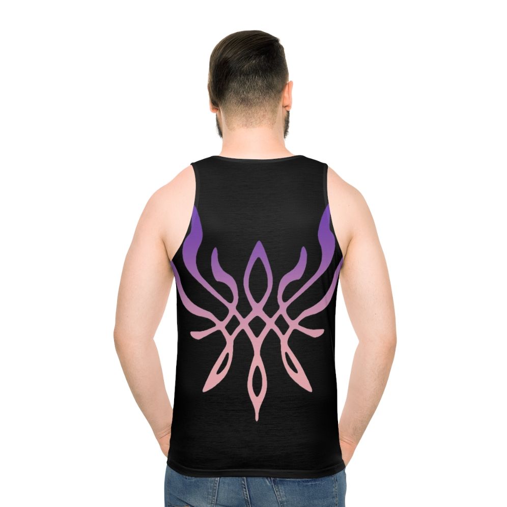 Fire Emblem Three Houses Crest of Flames Unisex Tank Top - men back