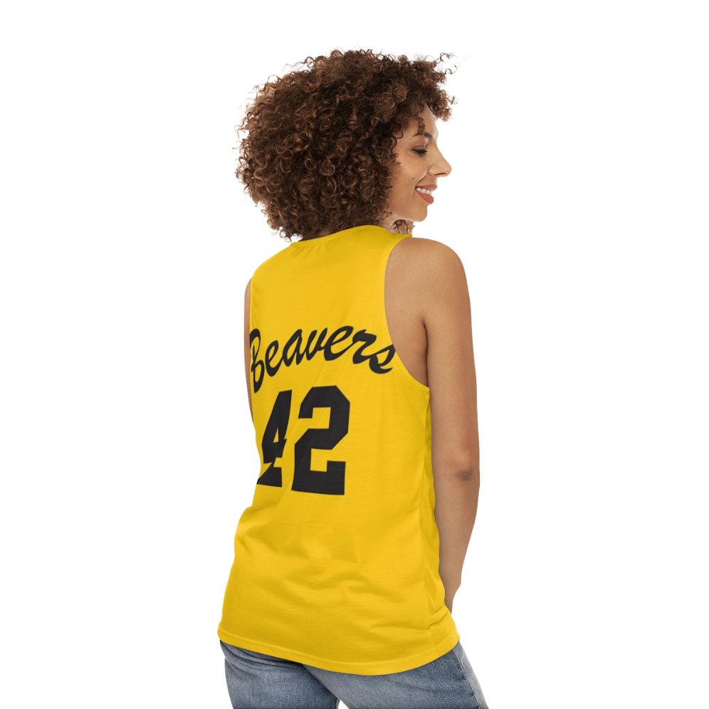 Retro Beavers 42 Teen Wolf Unisex Tank Top - women back