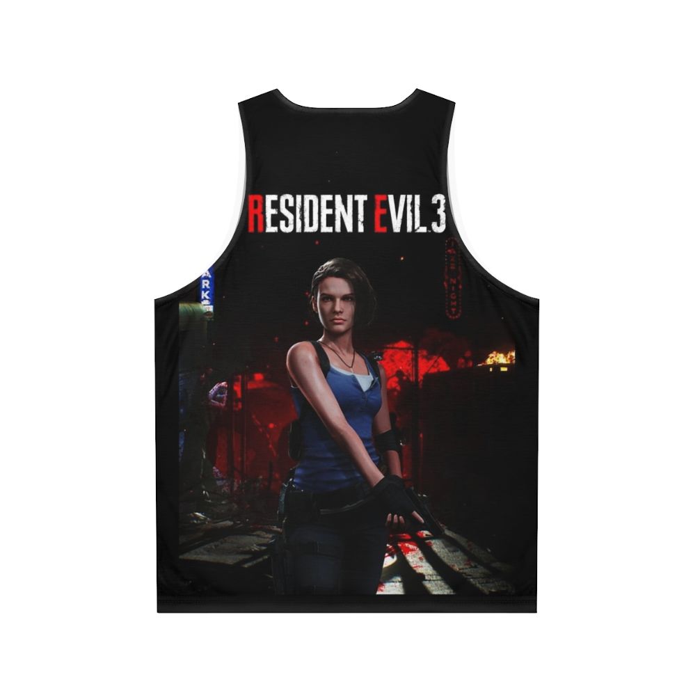 Resident Evil R3Make Jill Valentine Unisex Tank Top - Back