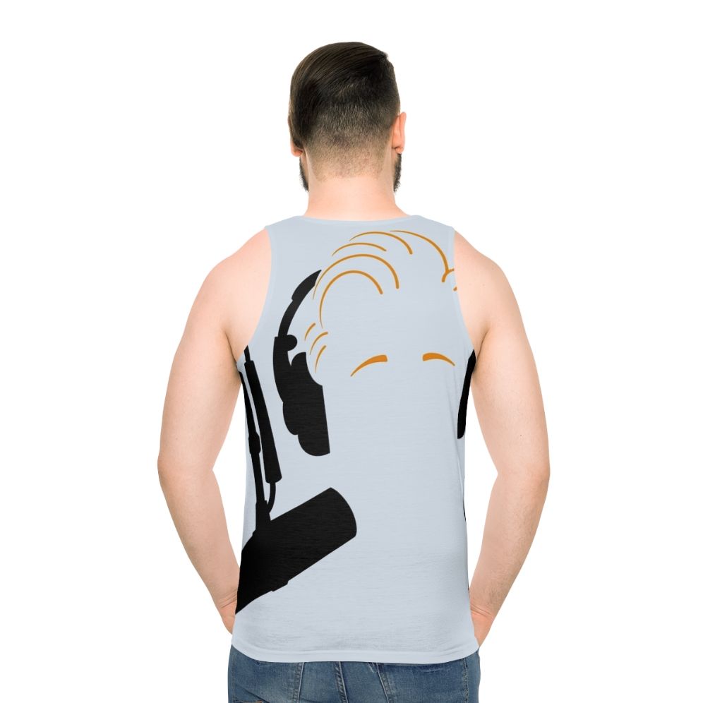 Unisex Team Coco Graphic Tank Top - men back