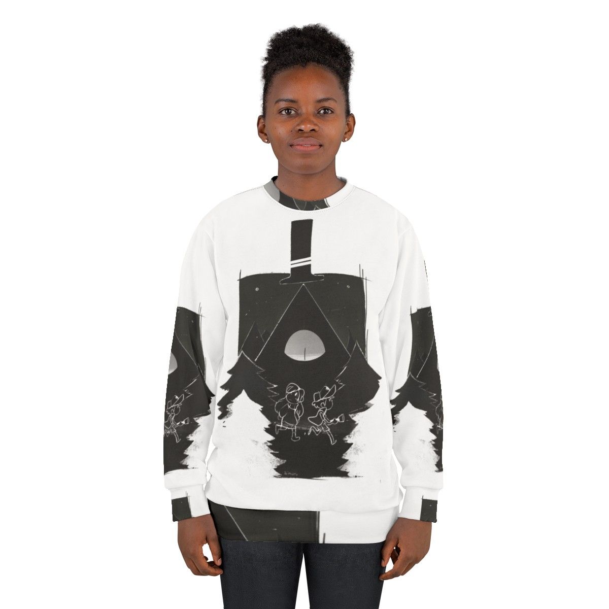 Gravity Falls Supernatural Cartoon Sweatshirt - women