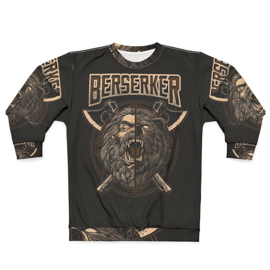 Norse Berserker Viking Pagan Bear Warrior Sweatshirt