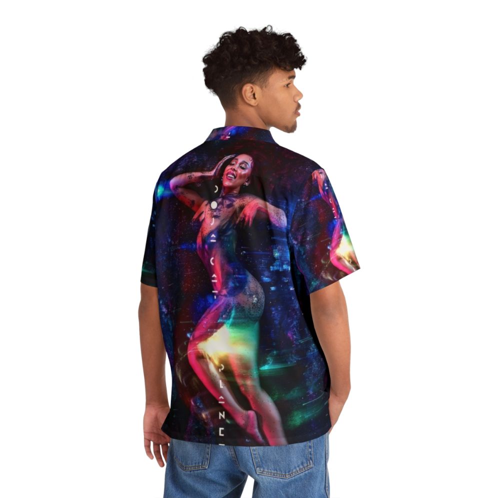 World Cat Love Anime Funny Hawaiian Shirt with Doja Cat Inspired Graphics - People Back