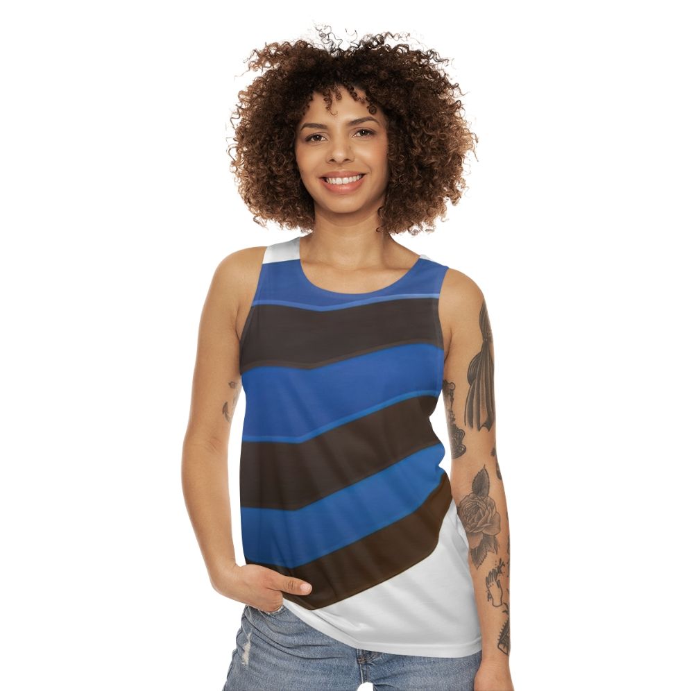 Thomas Downing Abstract Plank Art Tank Top - women