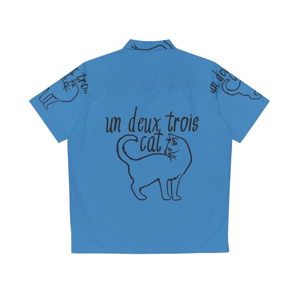 Un Deux Trois Cat Hawaiian Shirt - Back