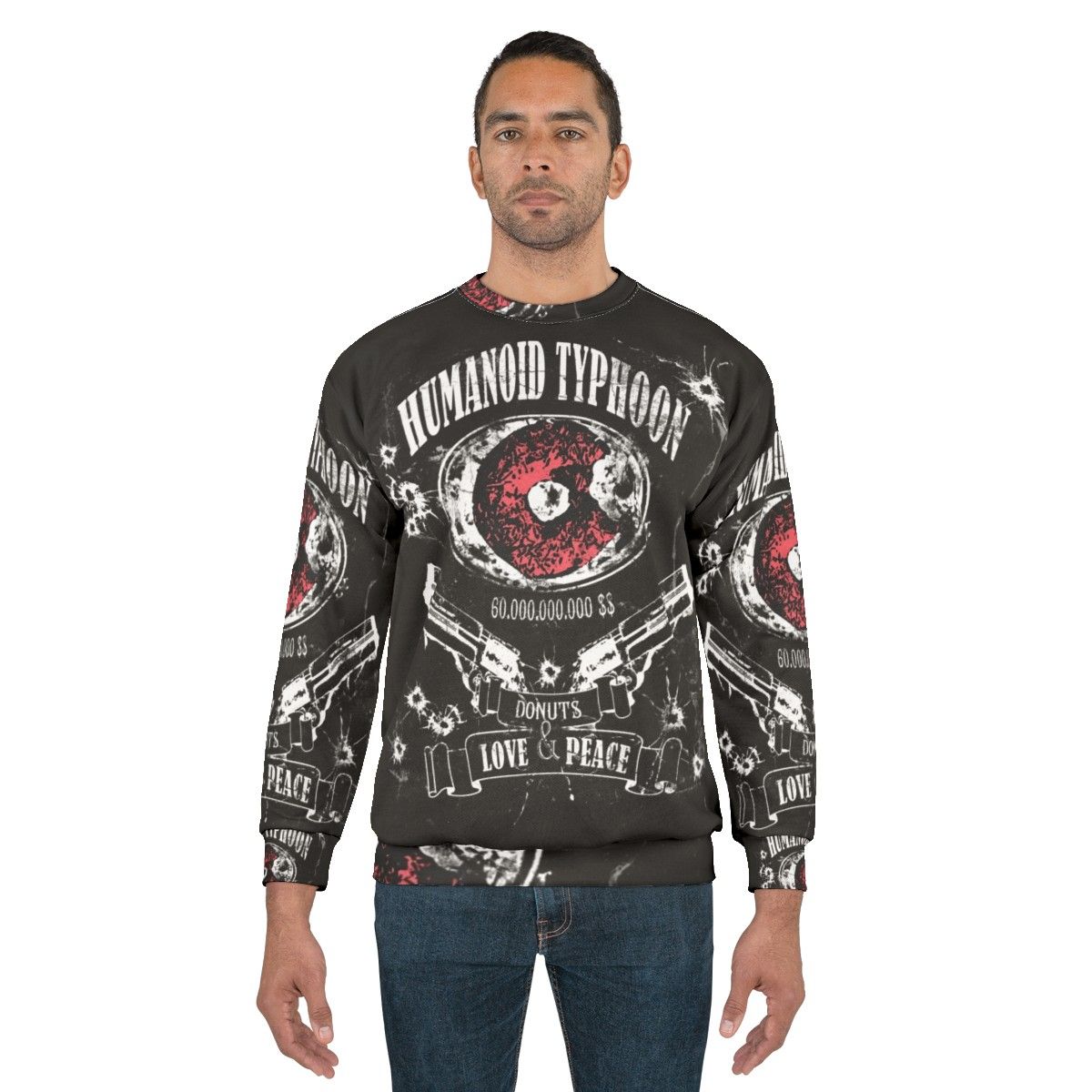 Trigun Vash the Stampede Humanoid Typhoon graphic sweatshirt - men