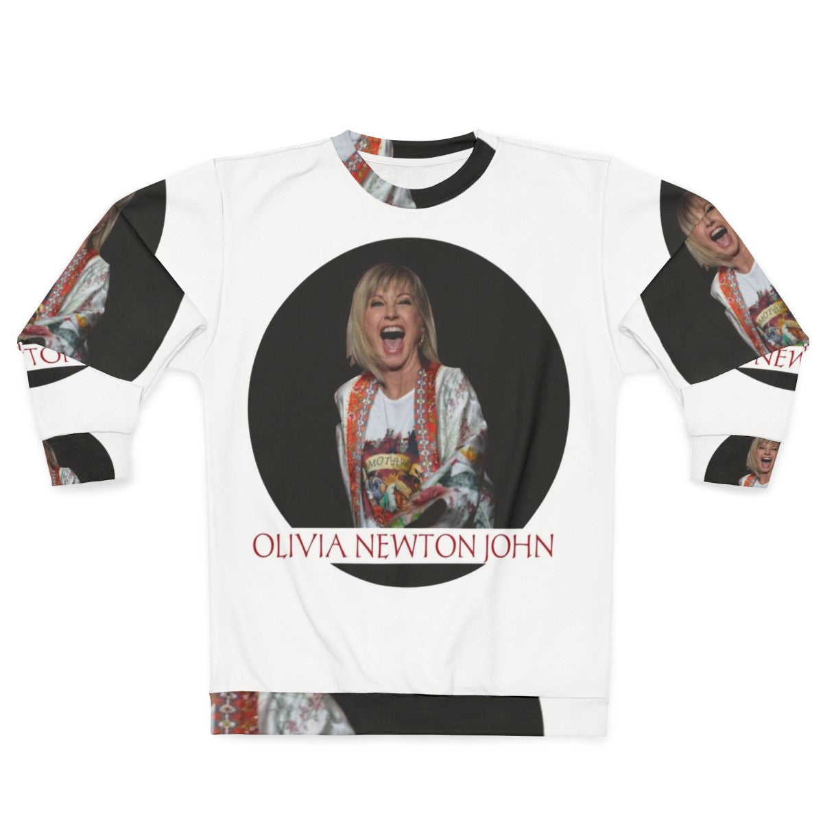 Olivia Newton-John Sweatshirt, Iconic Pop Music Singer