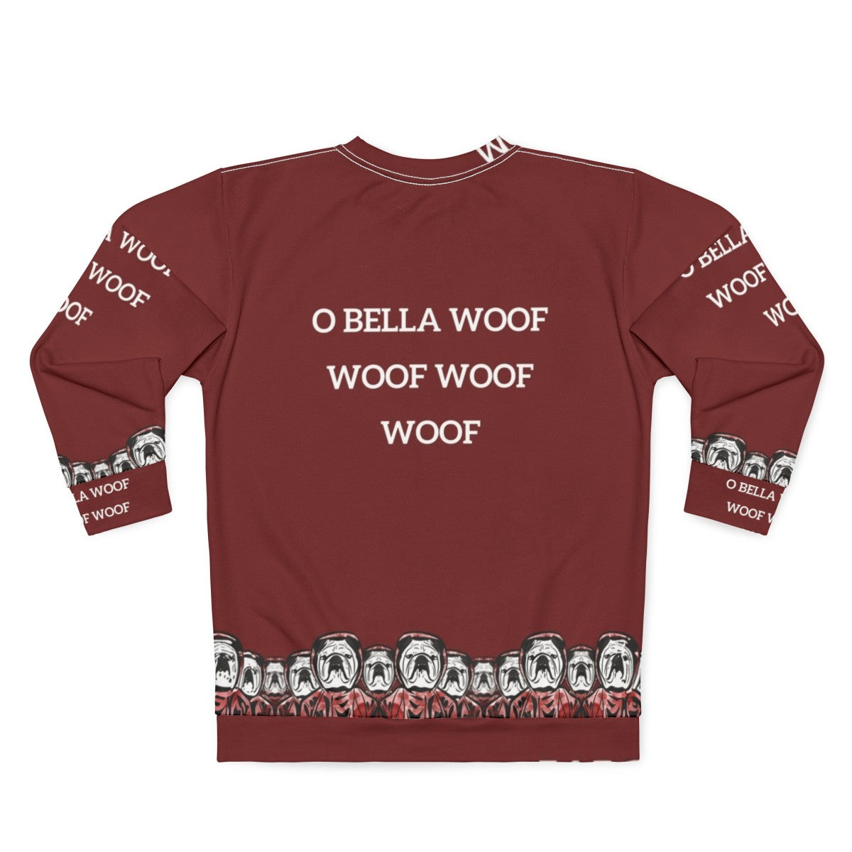 Bulldog Money Heist "Bella Ciao" Gang Sweatshirt - Back