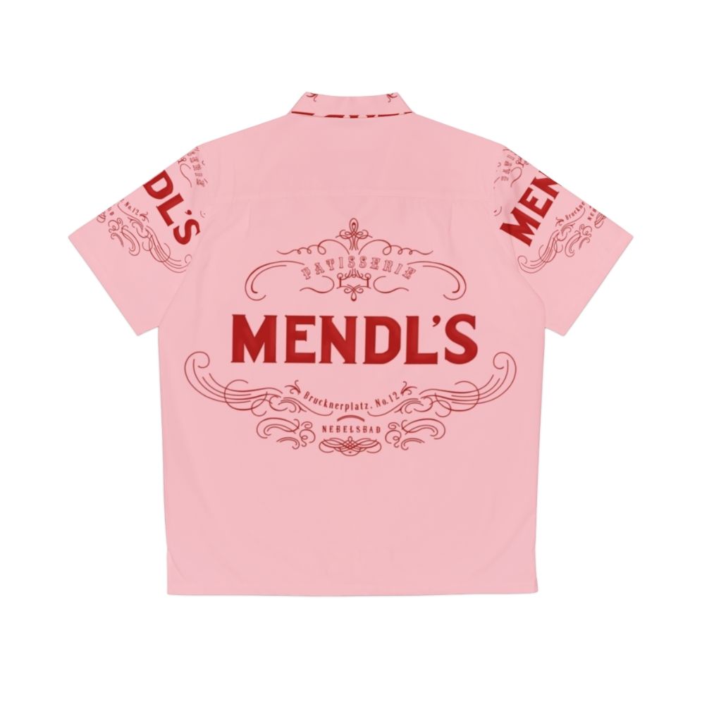 Mendl's Inspired Luxury Mens Hawaiian Shirt - Back