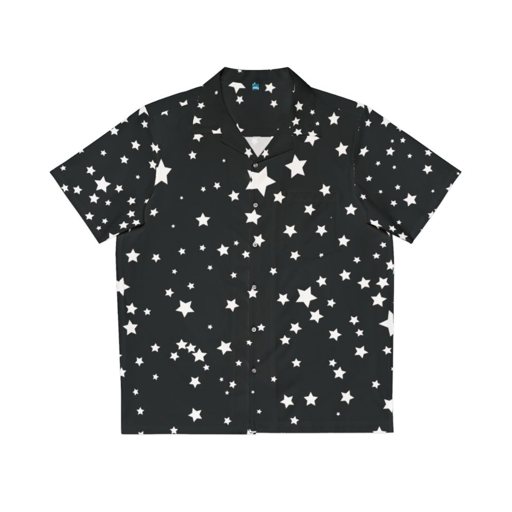 Cosmic Stars Hawaiian Shirt with Galaxy Print