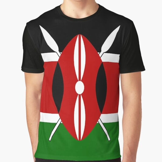 Kenya Flag Graphic T-Shirt