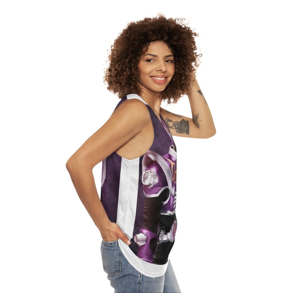 Masked Rider Ouja Unisex Tank Top - women side