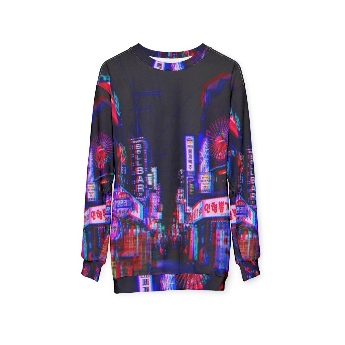 Psychedelic LSD Nights Urban Sweatshirt - hanging