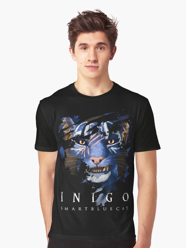 Inigo Graphic T-Shirt - Skyrim Gaming Apparel featuring the popular character Inigo from the game - Men