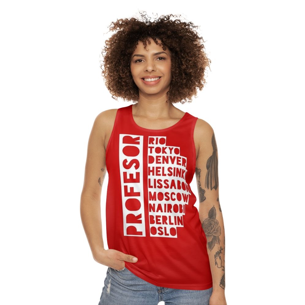 Money Heist Professor's Bella Ciao Unisex Tank Top - women