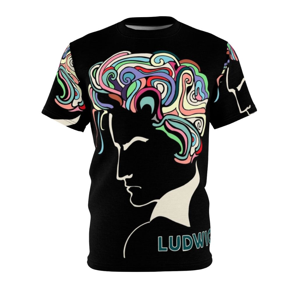 T-shirt featuring the iconic portrait of Ludwig Van Beethoven, the legendary classical composer