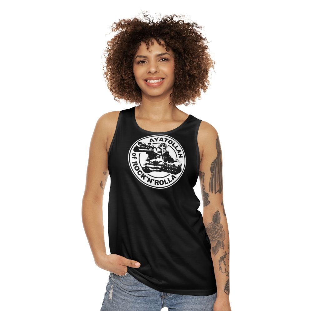 Ayatollah of Rock n Rolla Unisex Punk Rock Tank Top - women