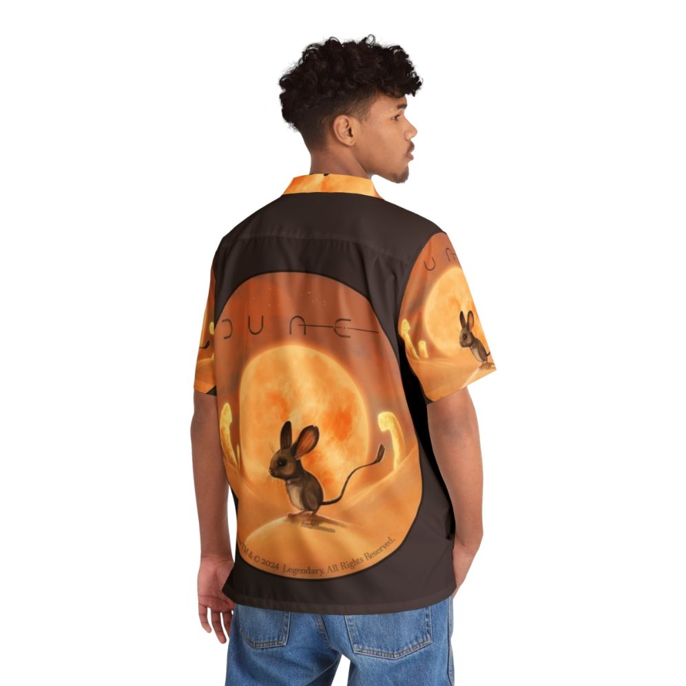 Dune inspired desert themed Hawaiian shirt - People Back