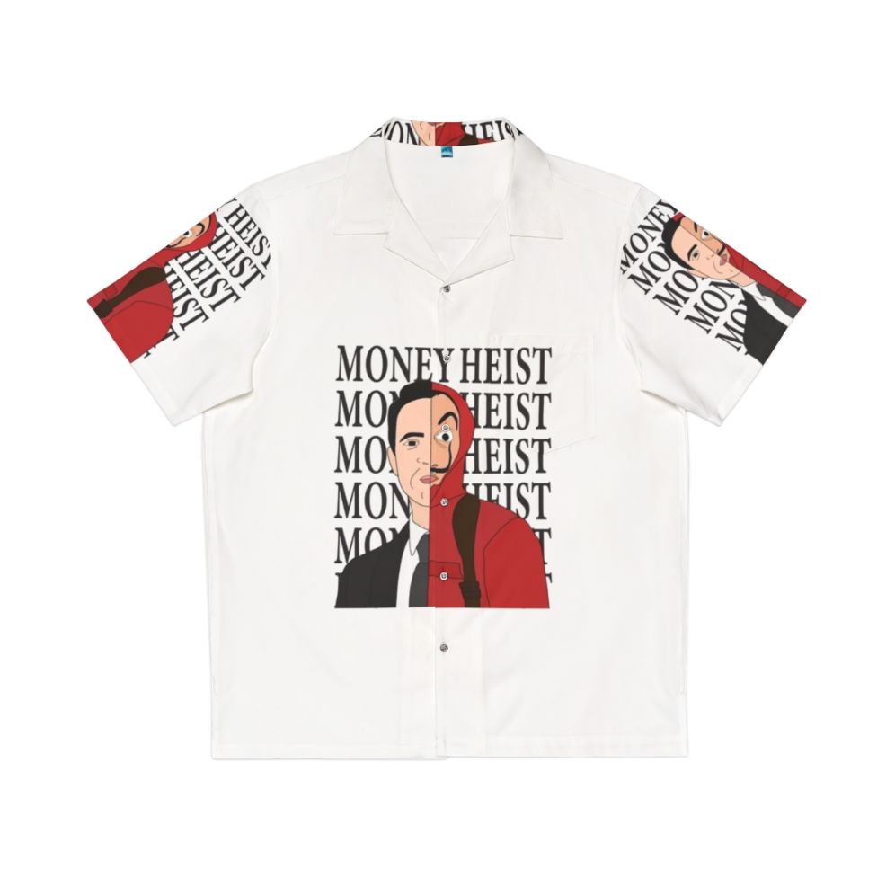 Berlin illustration Hawaiian shirt, Money Heist Netflix merchandise