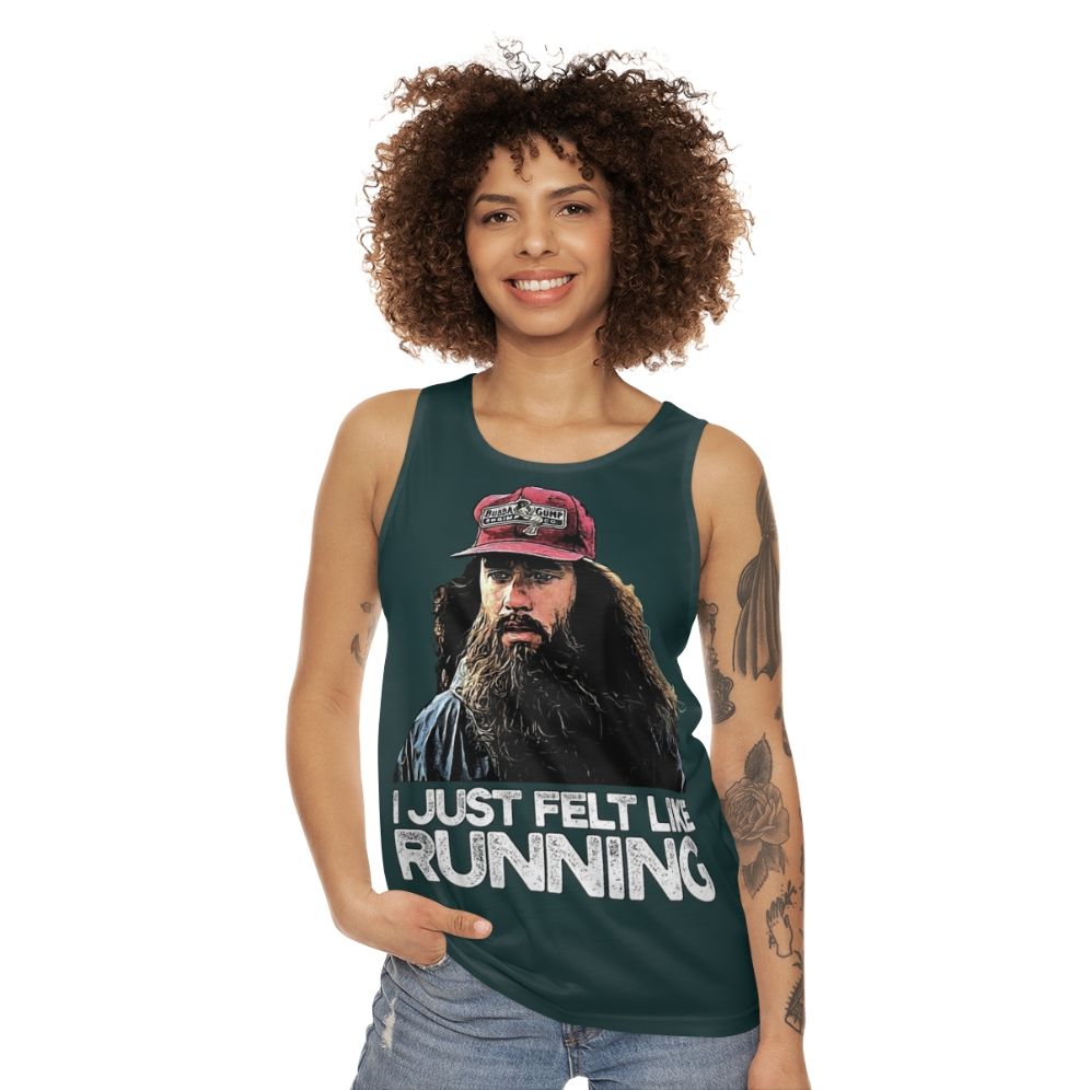 Forrest Gump inspired "I Just Felt Like Running" unisex tank top - women