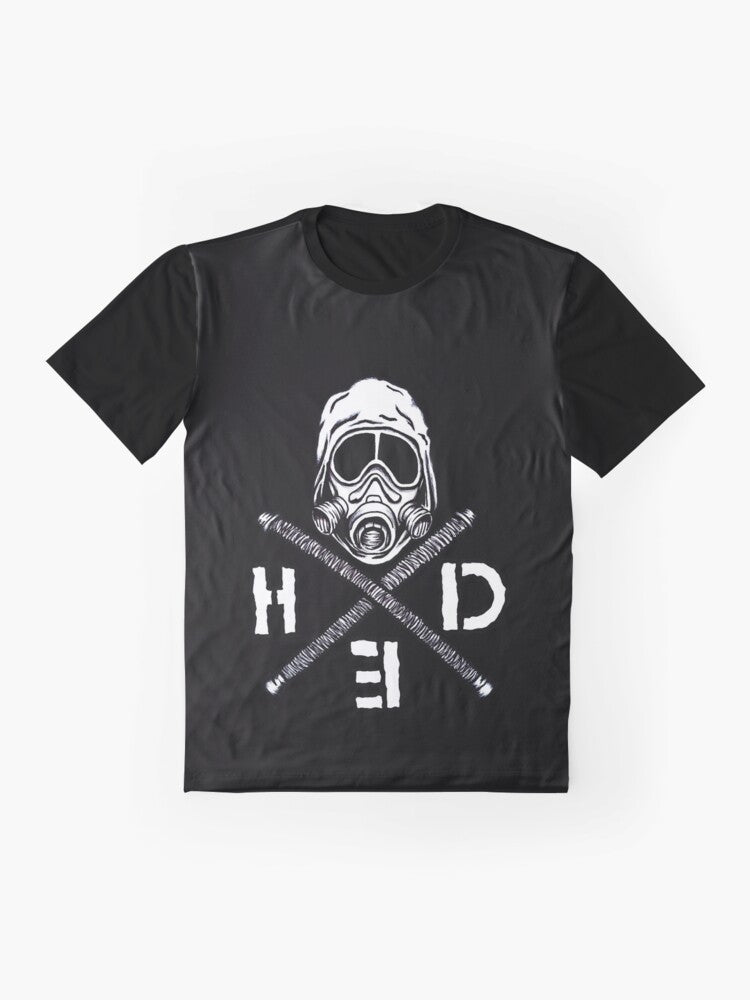 Nu Metal Graphic T-Shirt featuring the HED PE DETOX (LARGE PRINT) design - Flat lay