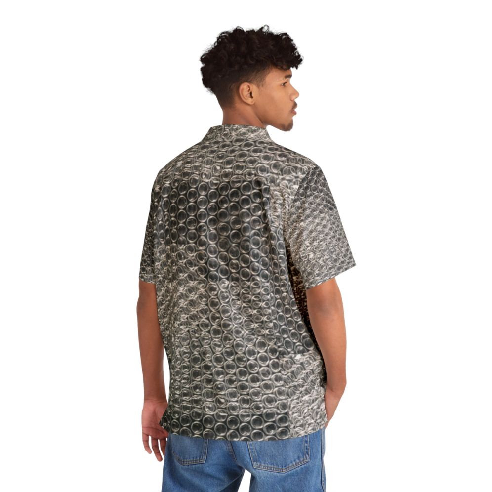 Bubble wrap Hawaiian shirt with industrial-style design - People Back