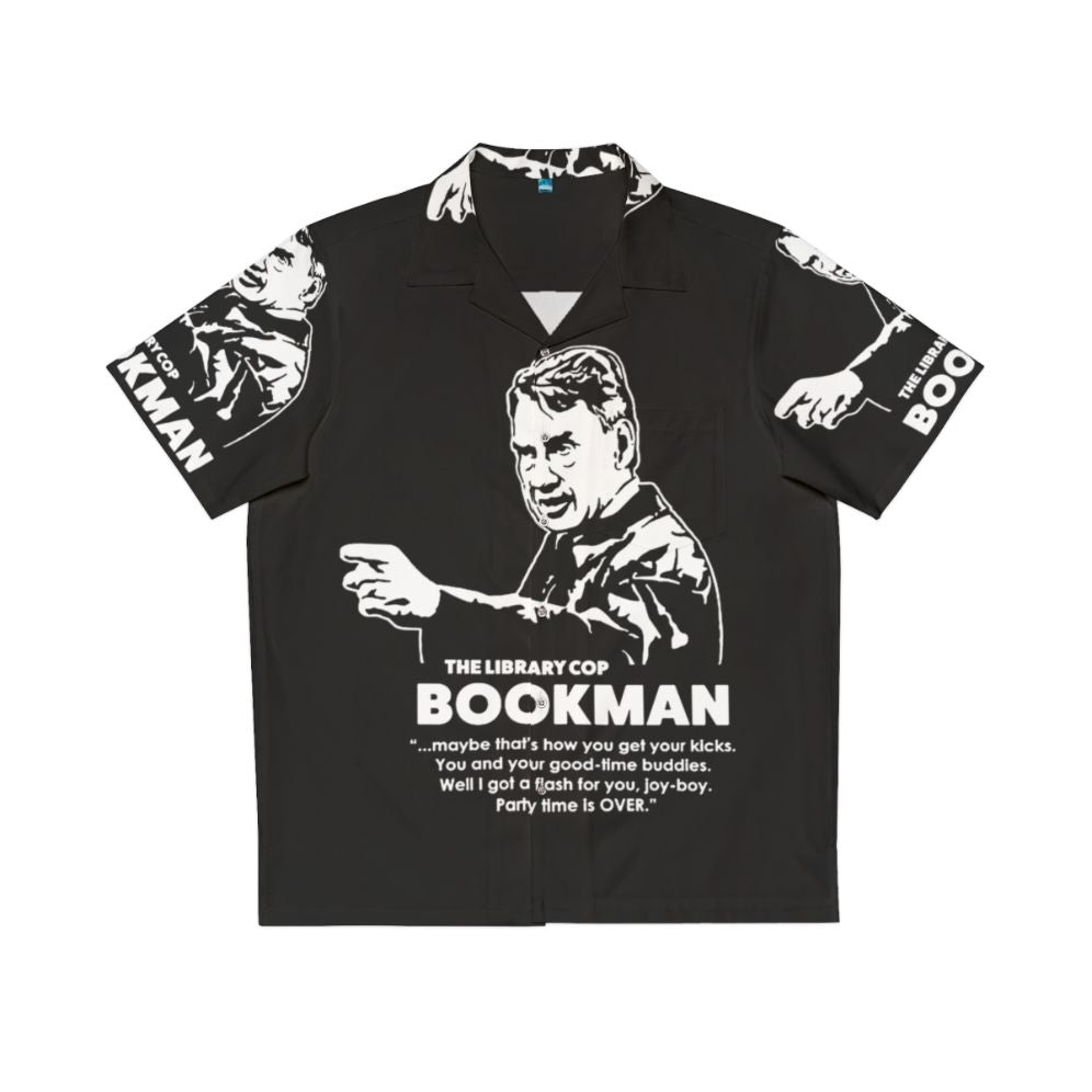 Bookman Hawaiian Shirt - Humorous Police Officer Library-Themed Shirt