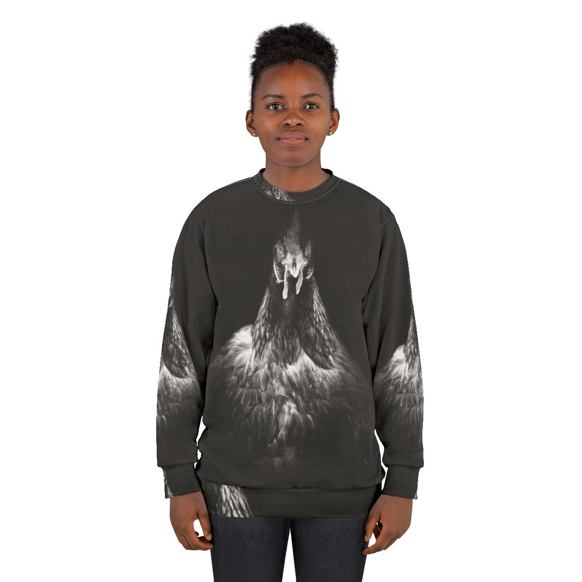 Hentensity for Life Hen Chicken Rooster Sweatshirt - women