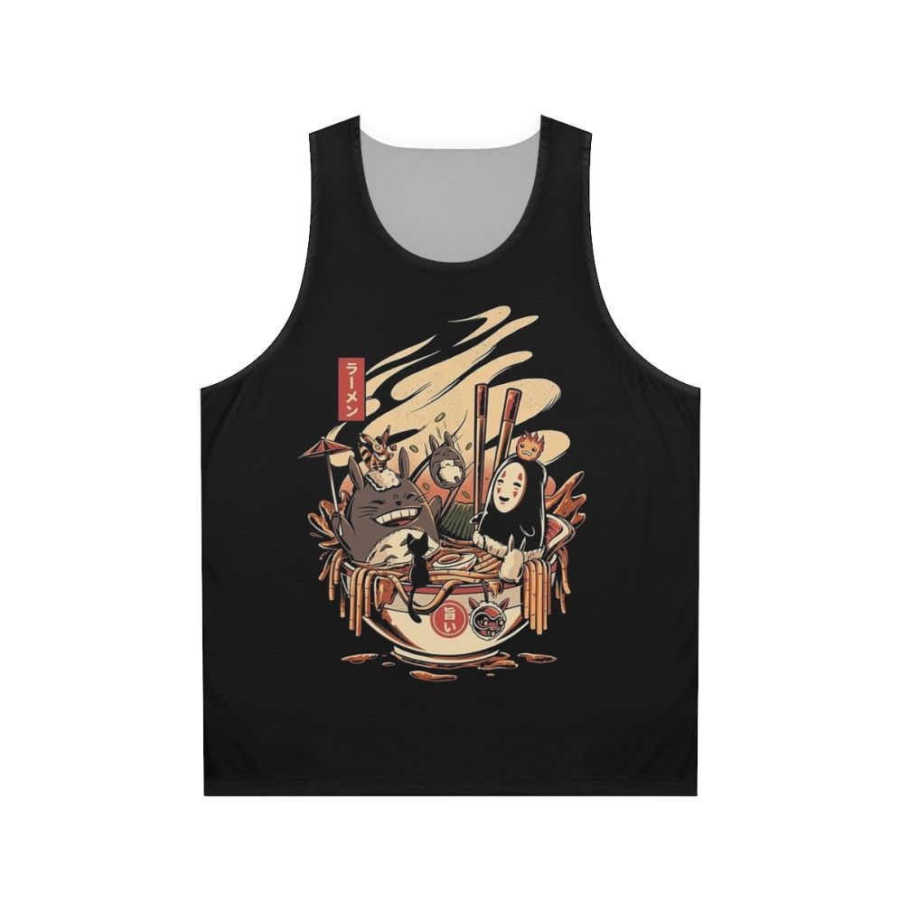 Ramen noodle unisex anime tank top