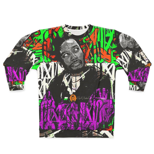 ODB inspired graffiti style sweatshirt with colorful graphics