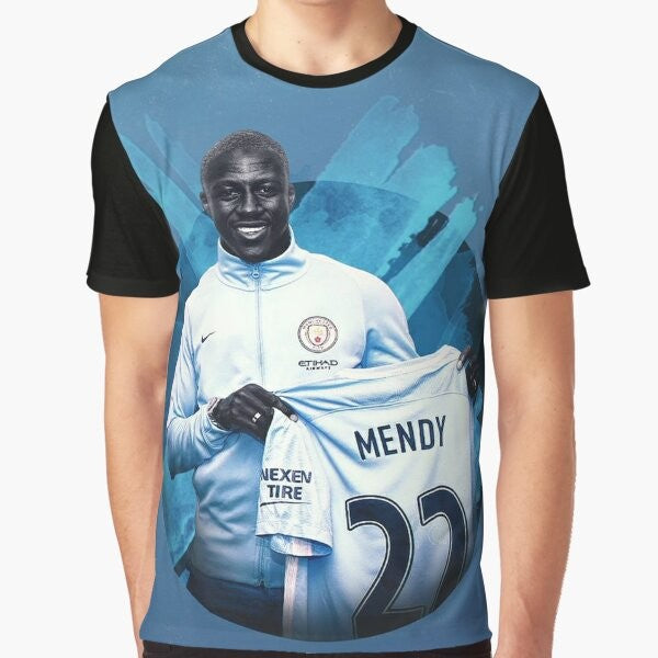 Benjamin Mendy Graphic T-Shirt featuring an artistic illustration