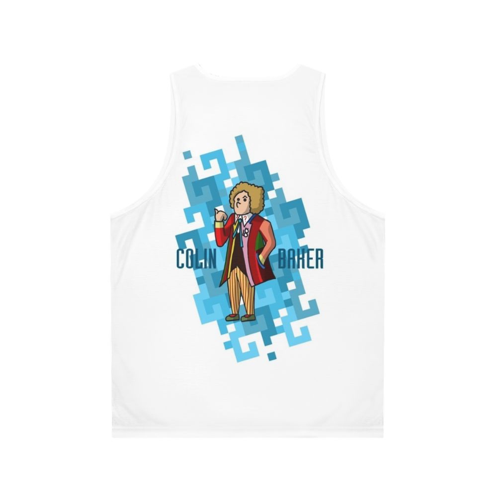 Sixth Doctor Who Unisex Tank Top - Back