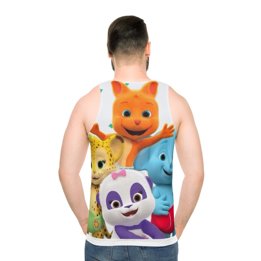 Word Party Kids TV Show Unisex Tank Top - men back