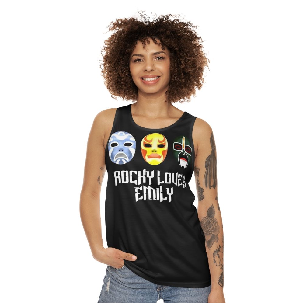 3 Ninjas Rocky Loves Emily Unisex Tank Top - women