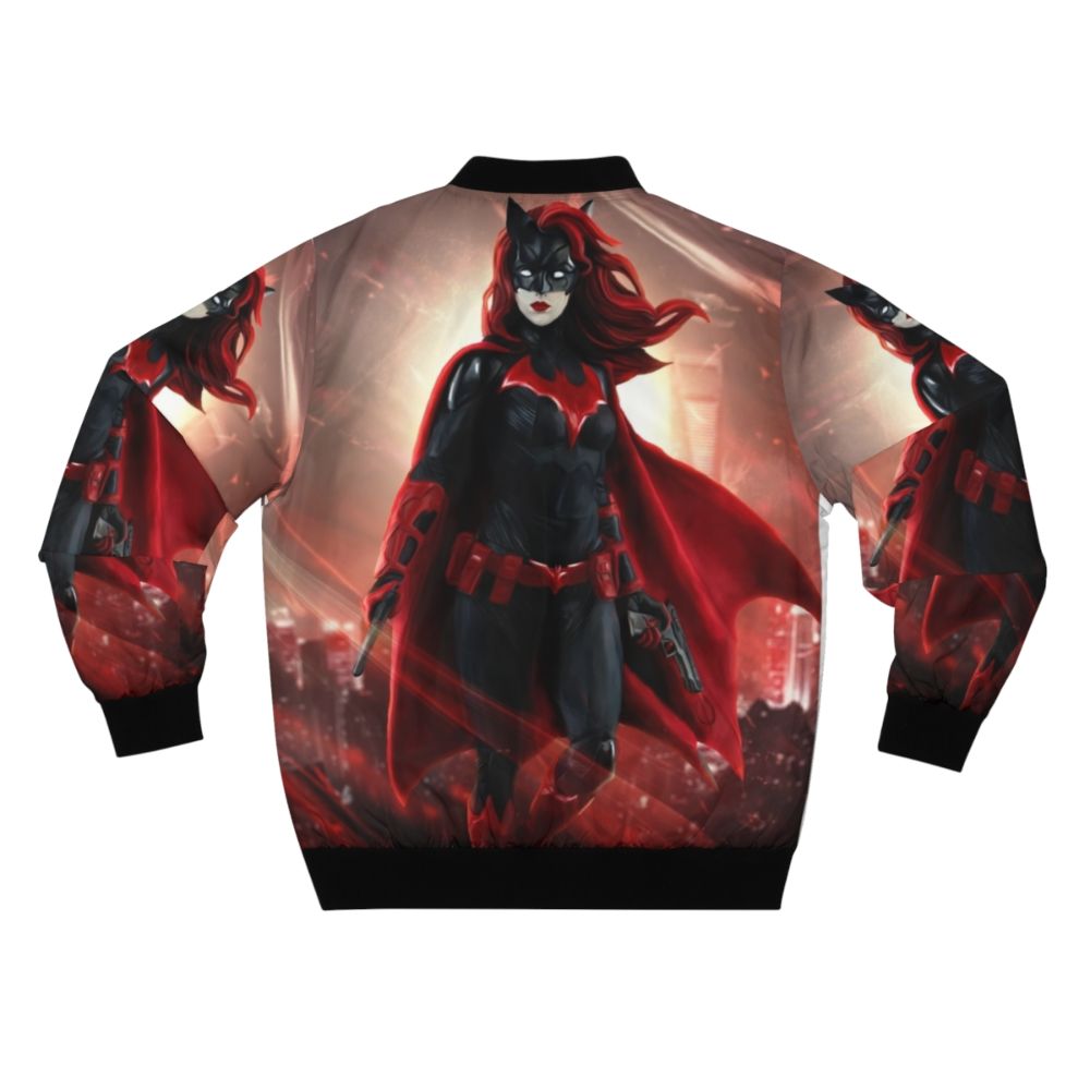 Batwoman Kate Kane Bomber Jacket with Superhero Design - Back