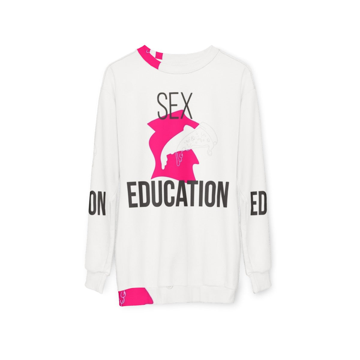 Sex Education Netflix Sweatshirt featuring the show's logo - hanging