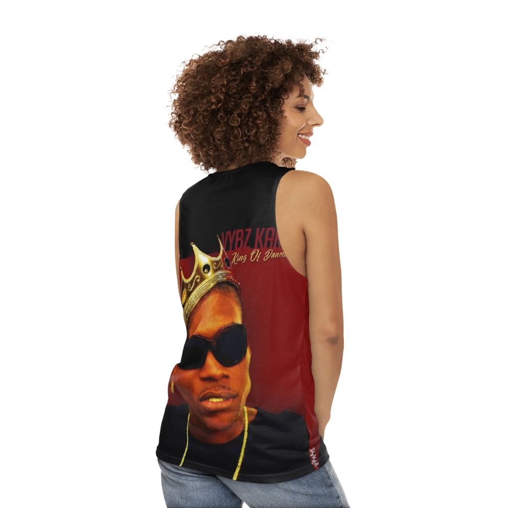 Vybz Kartel Dancehall Unisex Tank Top - women back