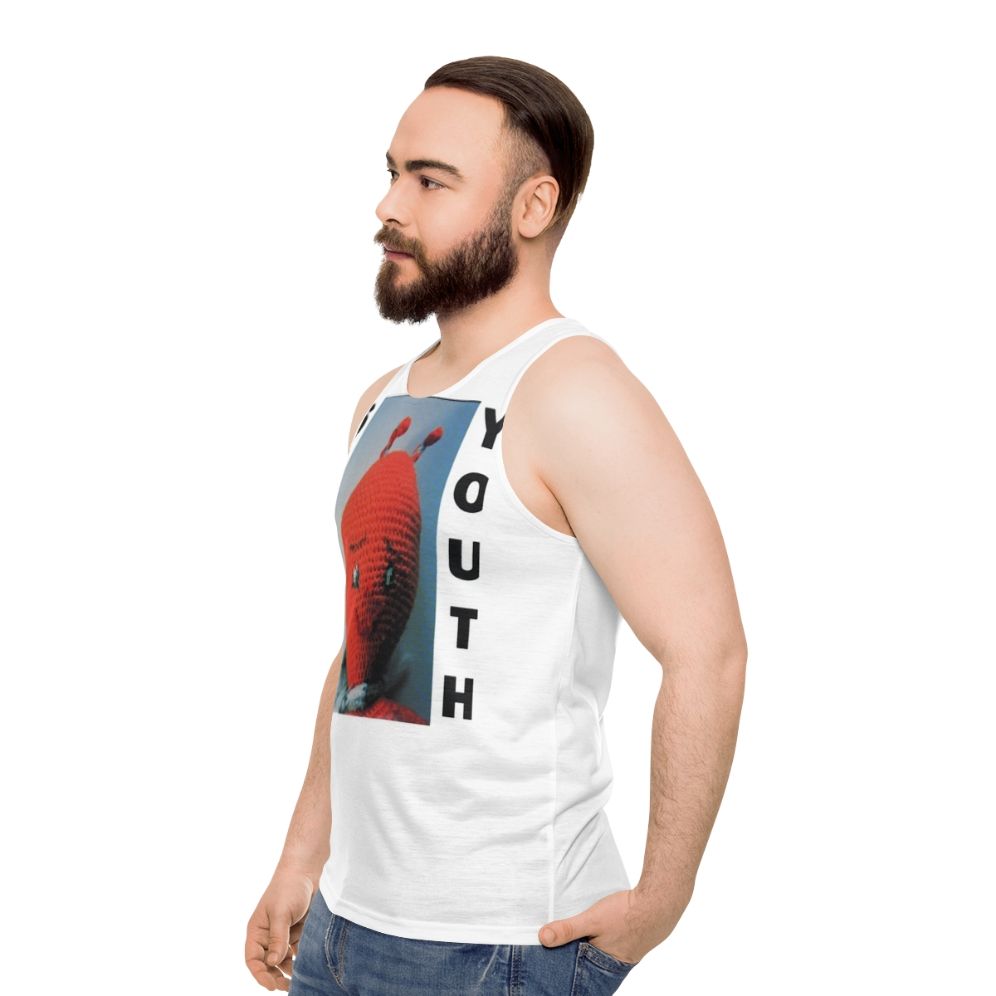 Unisex grunge indie music tank top - men side